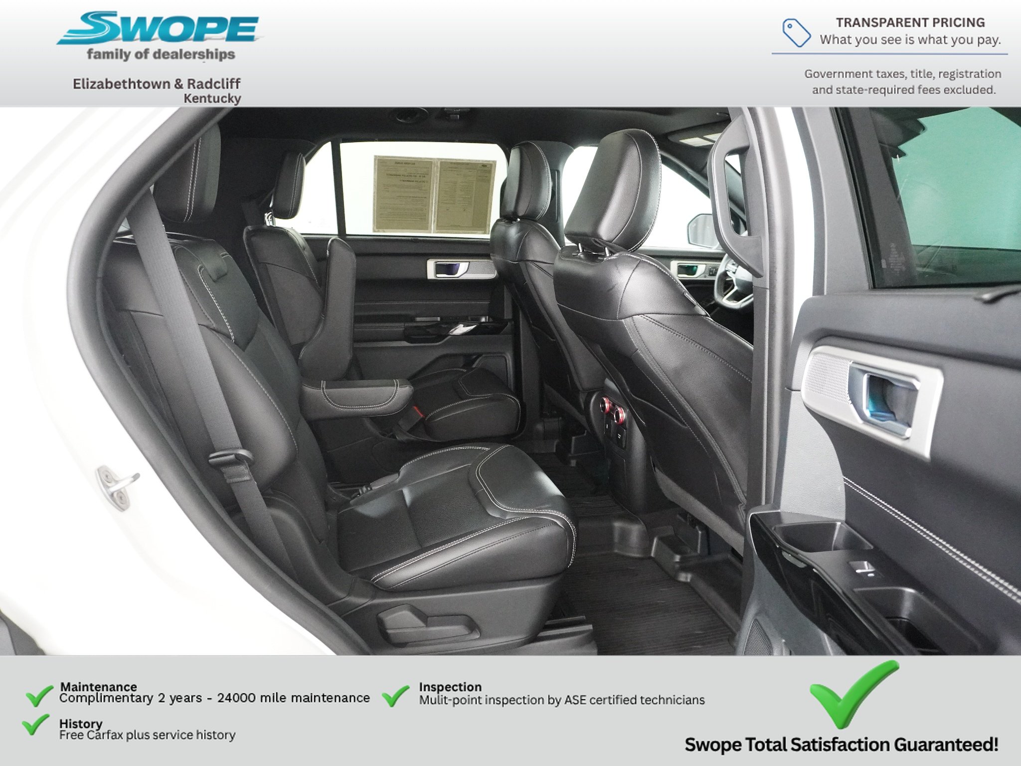 Used 2023 Star White Metallic Tri-Coat Ford ST image 11