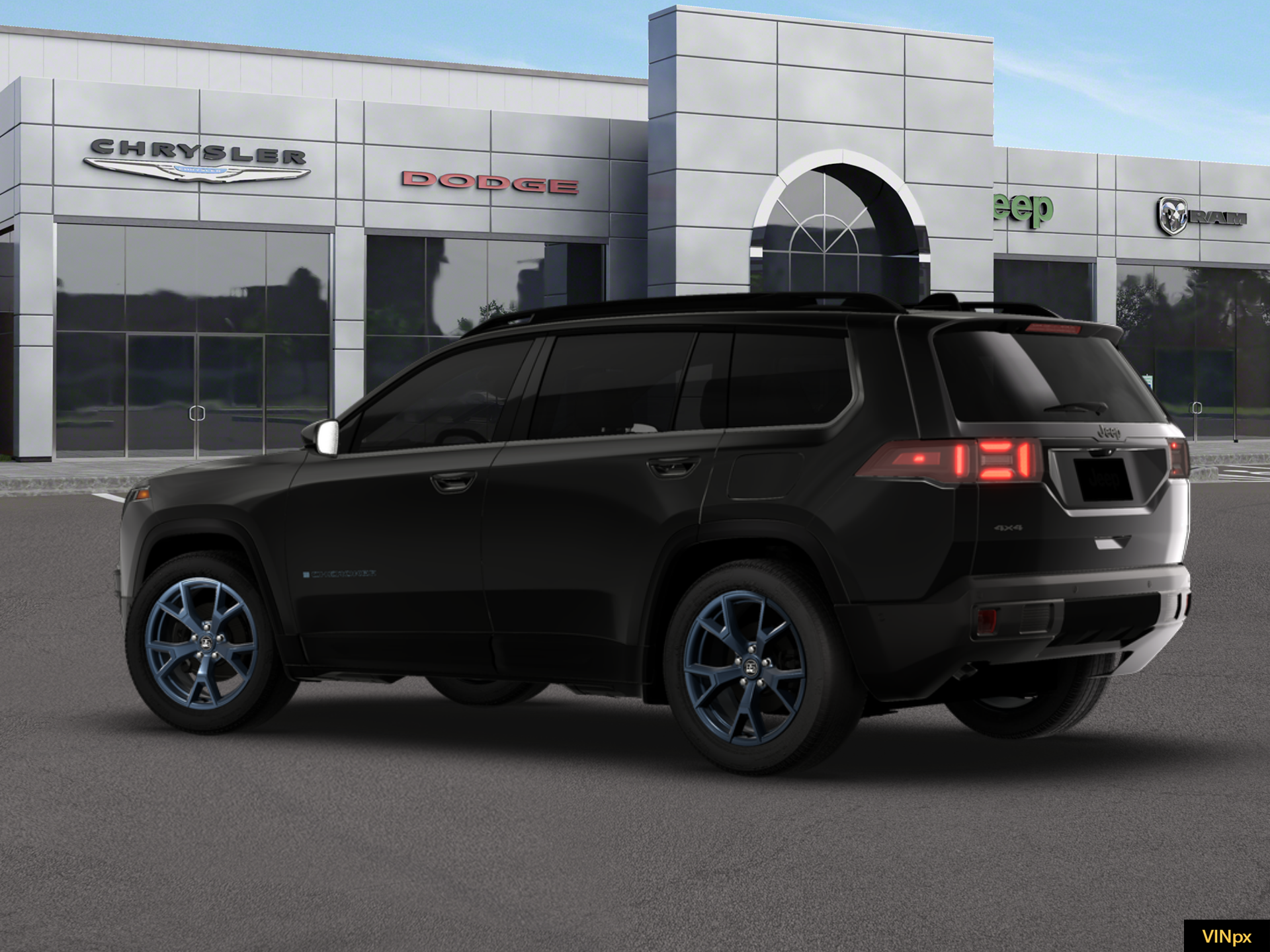 New 2026 Diamond Black Crystal Pearl-Coat Exterior Paint Jeep 85th Anniversary 4x4 image 16