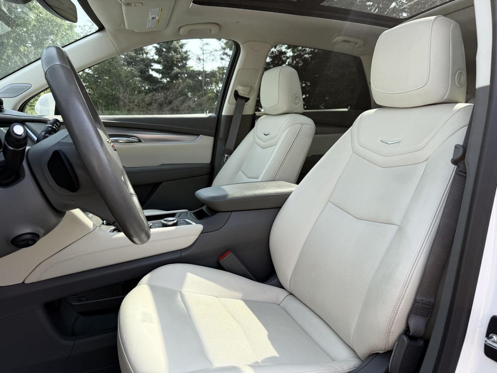 Used 2024 Crystal White Tricoat Cadillac AWD Premium Luxury image 8