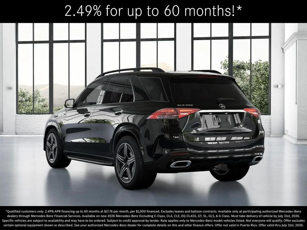 New 2026 Obsidian Black Metallic Mercedes-Benz GLE 450 image 28