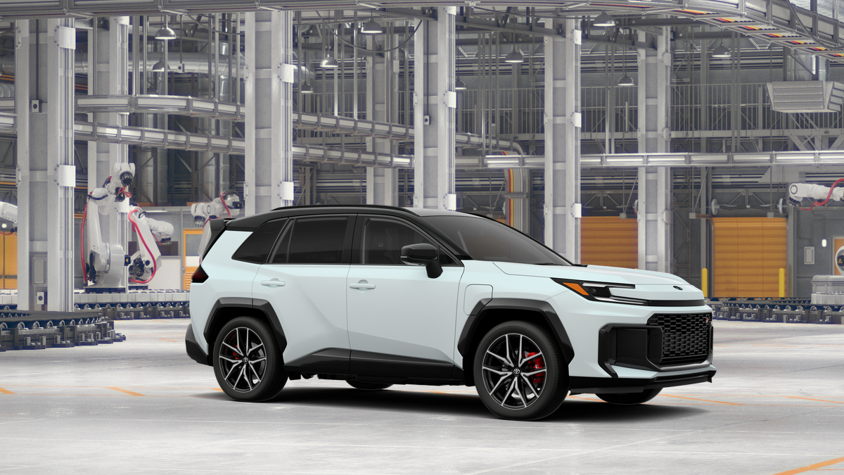 New 2026 Wind Chill Pearl with Midnight Black Metallic roof Toyota GR SPORT image 14
