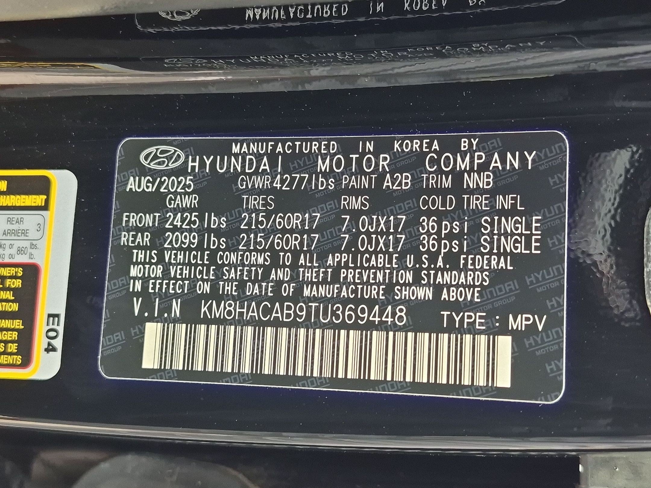 New 2026 Abyss Black Pearl Hyundai SE AWD image 26