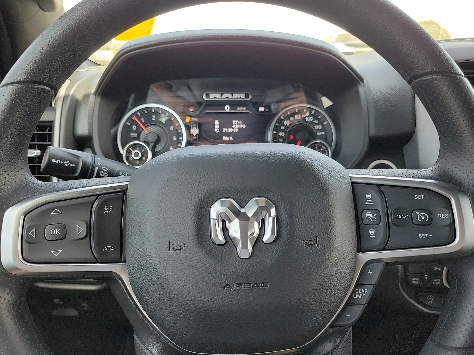 New 2026 Bright White Ram WARLOCK CREW CAB 4X4 5