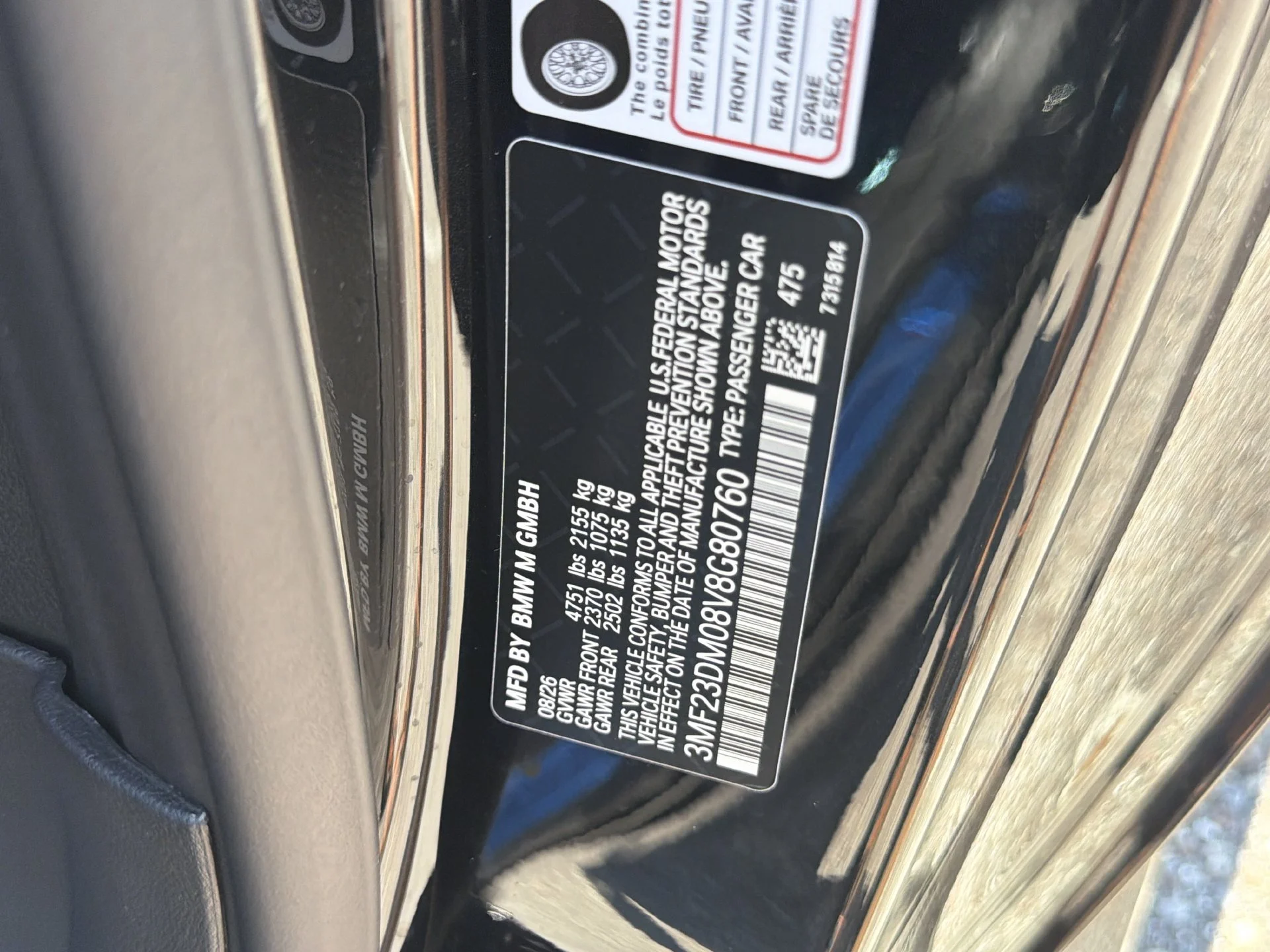 New 2027 Black Sapphire Metallic BMW Base image 34