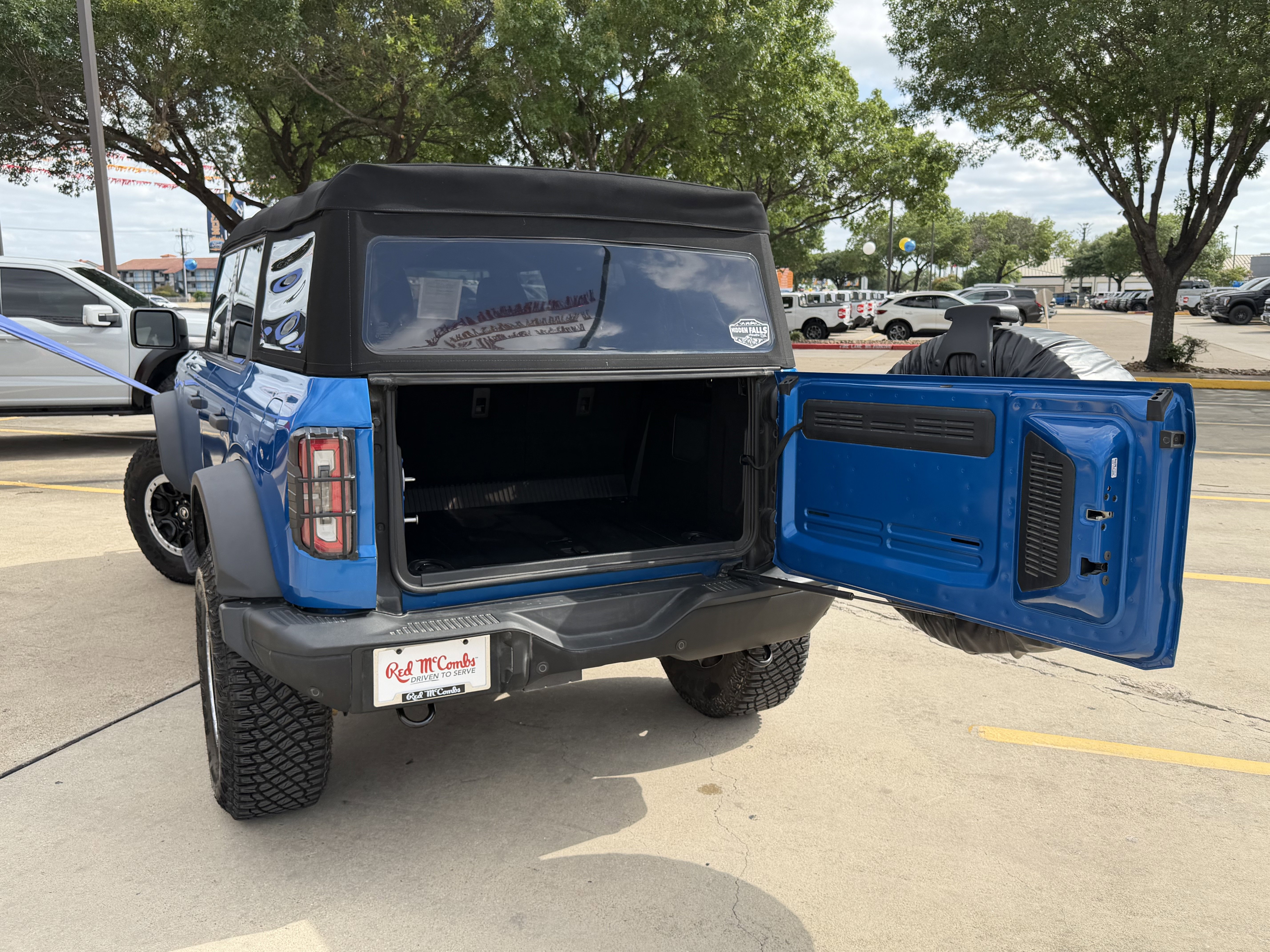 Used 2024 Velocity Blue Metallic Ford Badlands image 8