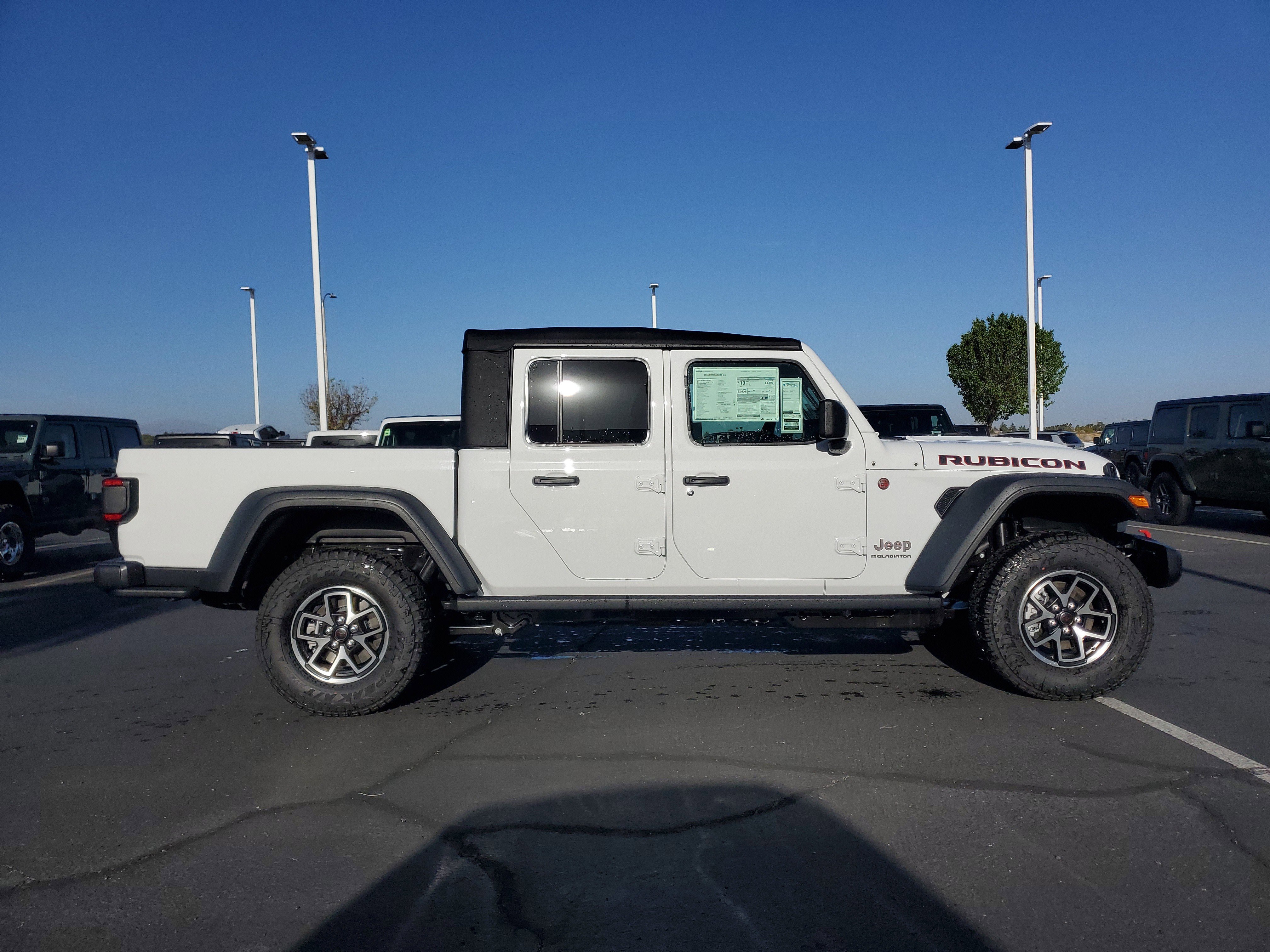 New 2026 Bright White Clearcoat Jeep Rubicon image 2