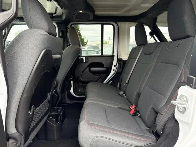 Used 2025 Bright White Clearcoat Jeep Rubicon image 19