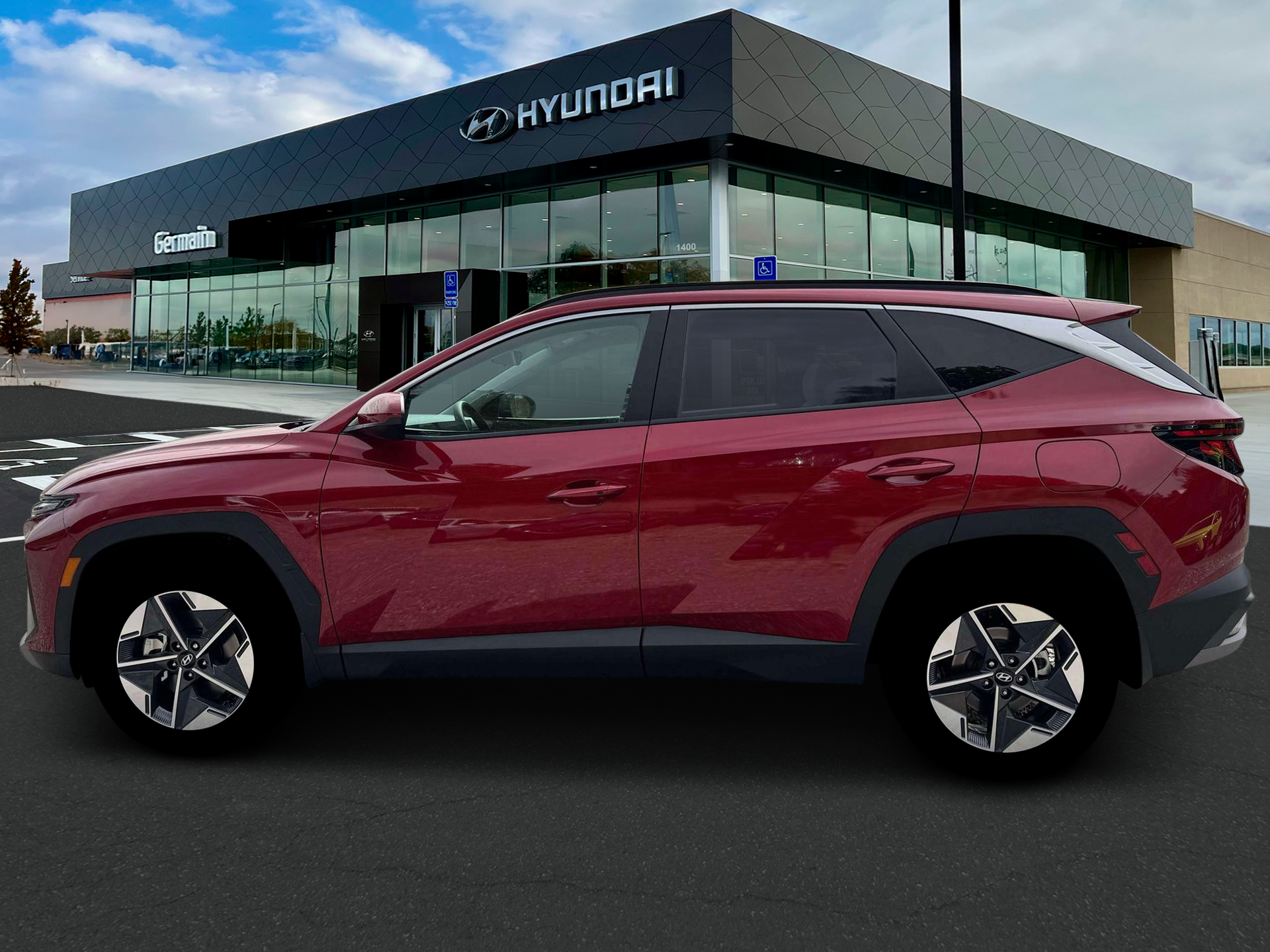 New 2026 Ultimate Red Hyundai SEL Plus AWD image 3