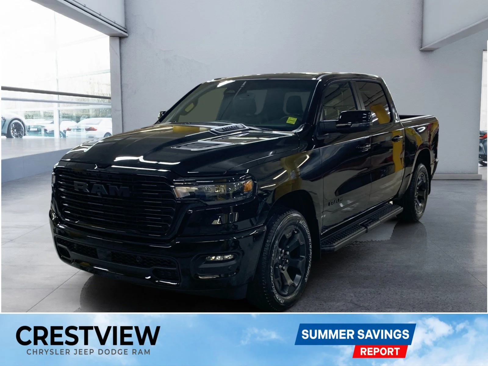 New 2026 Diamond Blk Crystal Pearl Ram Sport image 1