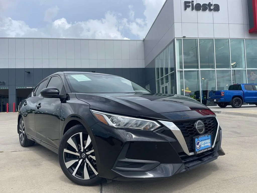 Certified Used 2023 Black Nissan SV image 1