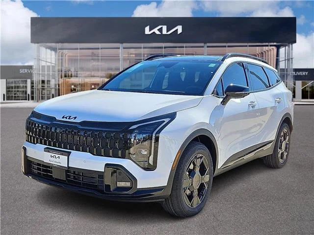 New 2026 Glacial White KIA X-Line All-Wheel Drive image 1