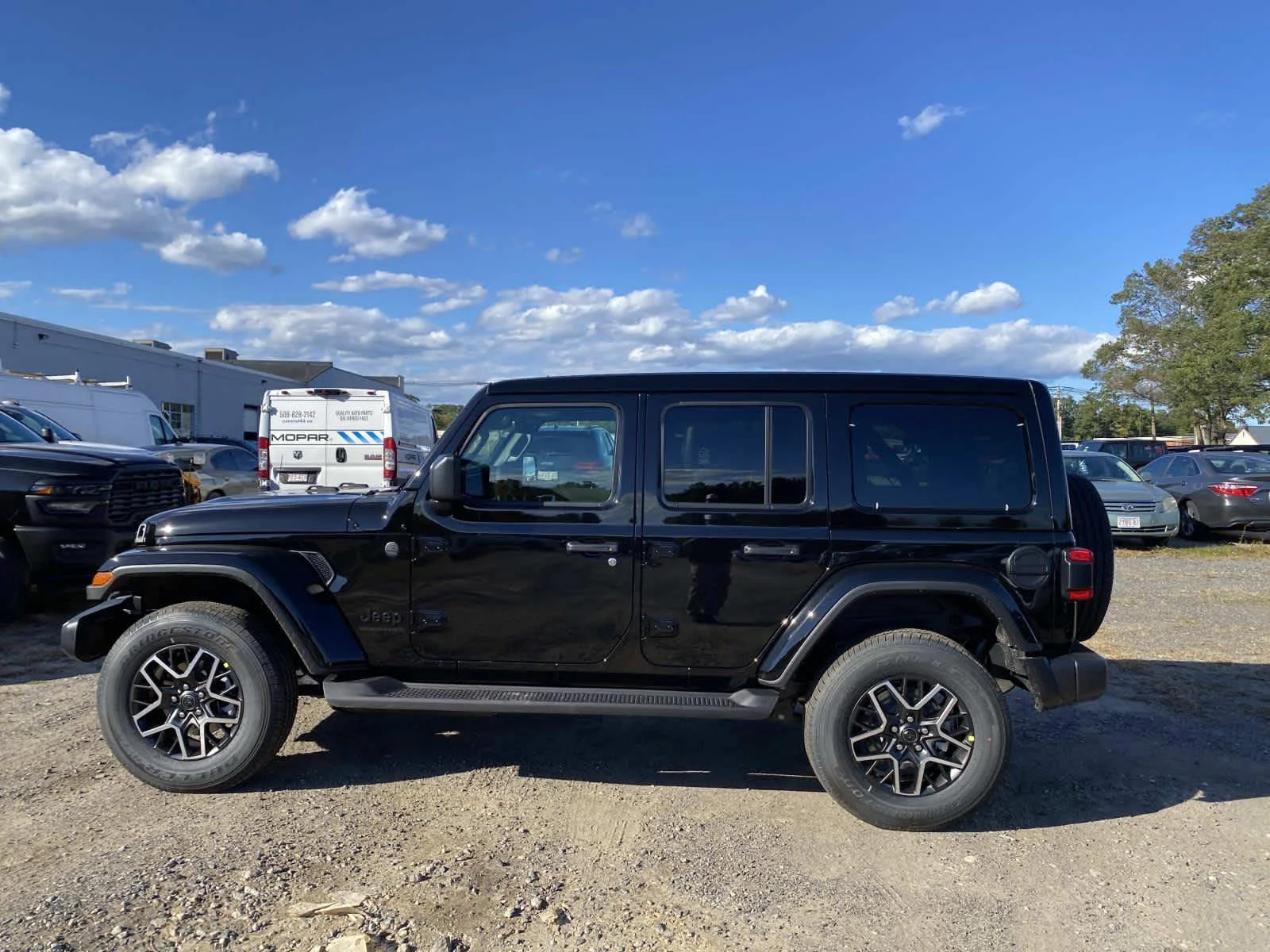 New 2027 Black Clearcoat Jeep Sahara image 2