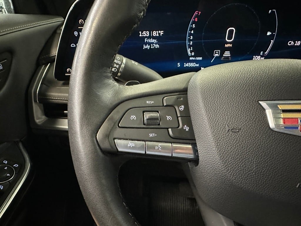 Certified Used 2024 Deep Sea Metallic Cadillac AWD Premium Luxury image 12