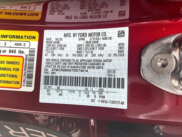 New 2026 Ruby Red Metallic Tinted Clearcoat Ford Big Bend image 29