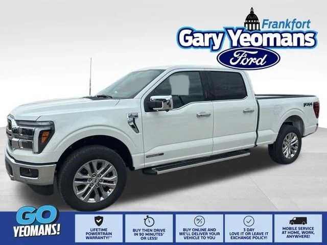 New 2026 Star White Metallic Tri-Coat Ford Lariat® image 1