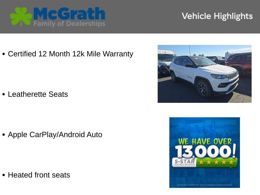 Used 2025 White Jeep Limited image 6