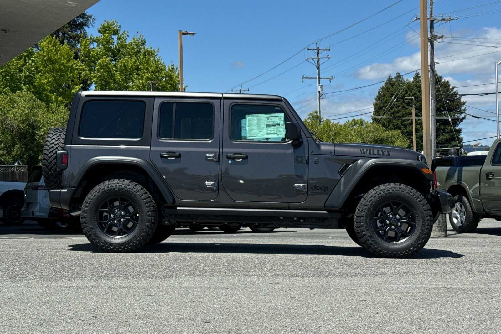 New 2026 Granite Crystal Metallic Clear-Coat Exterior Paint Jeep Willys image 3
