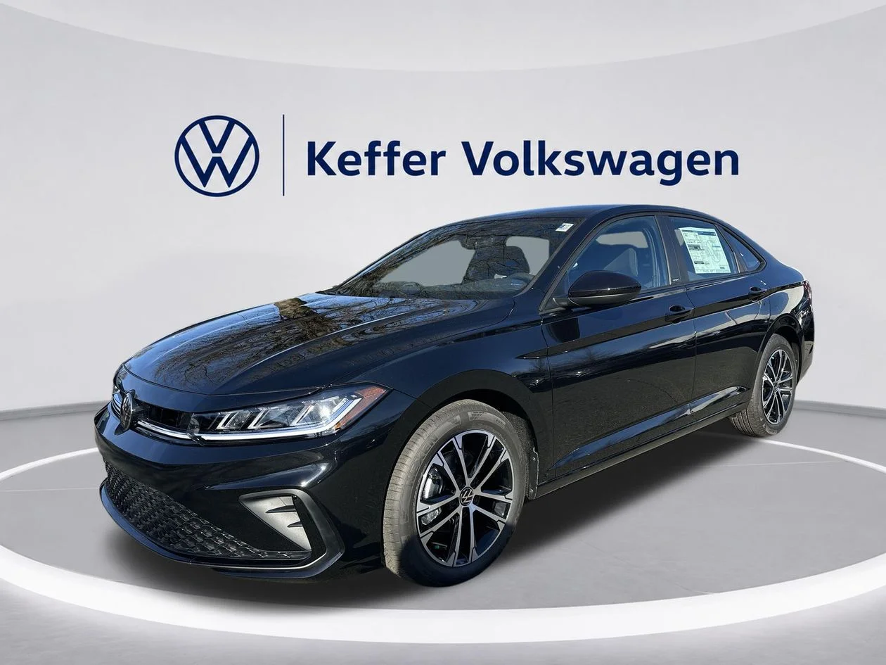 New 2026 Black Volkswagen 1.5T Sport image 1