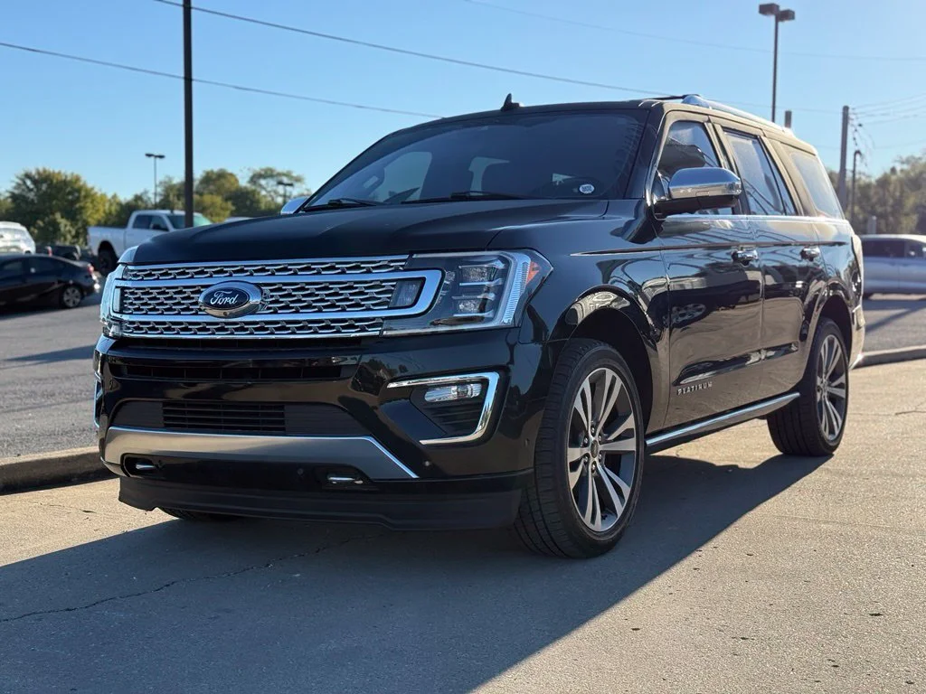Used 2021 Black Ford Platinum image 2