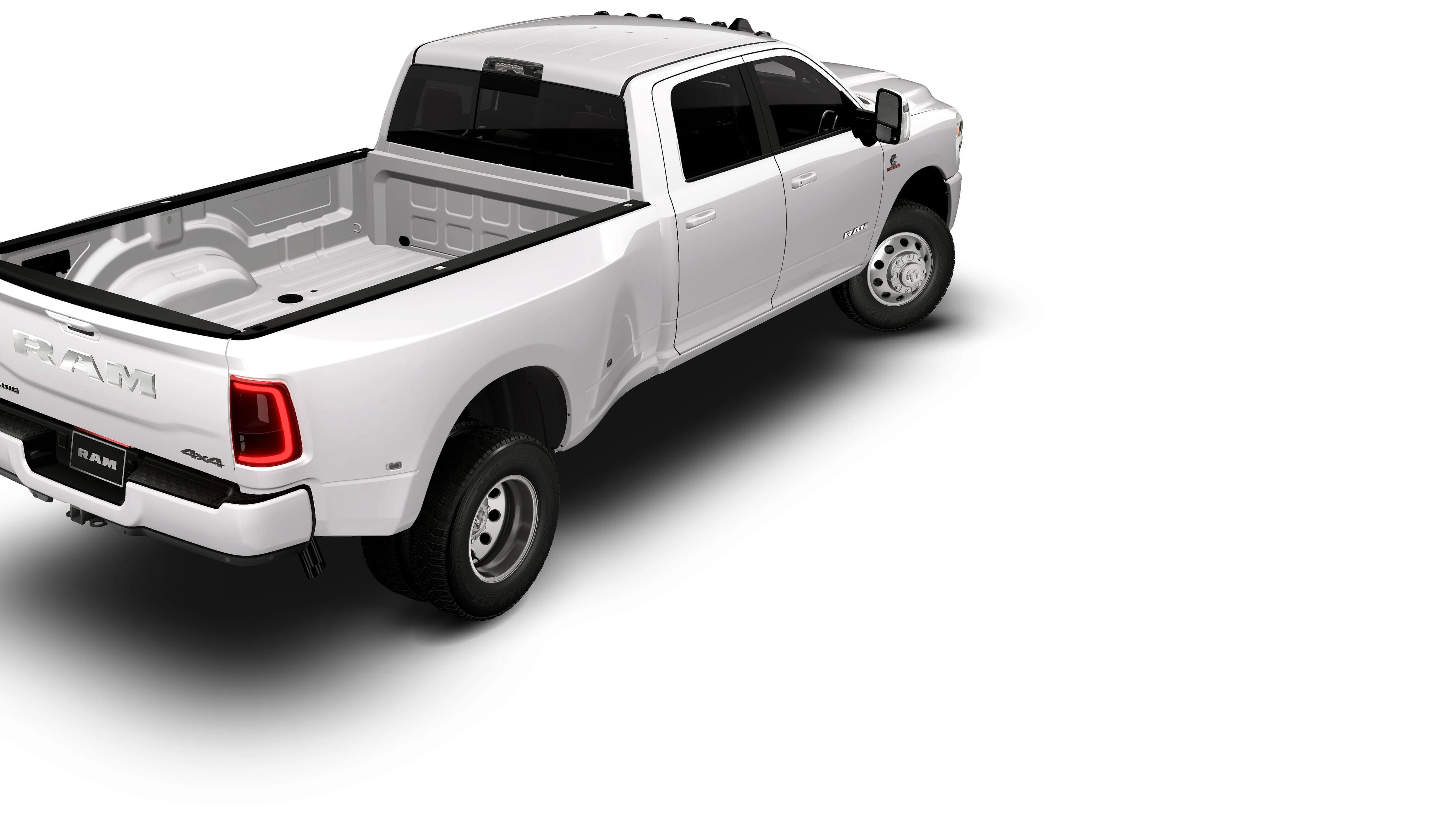 New 2026 Bright White Clear-Coat Exterior Paint RAM LARAMIE image 2
