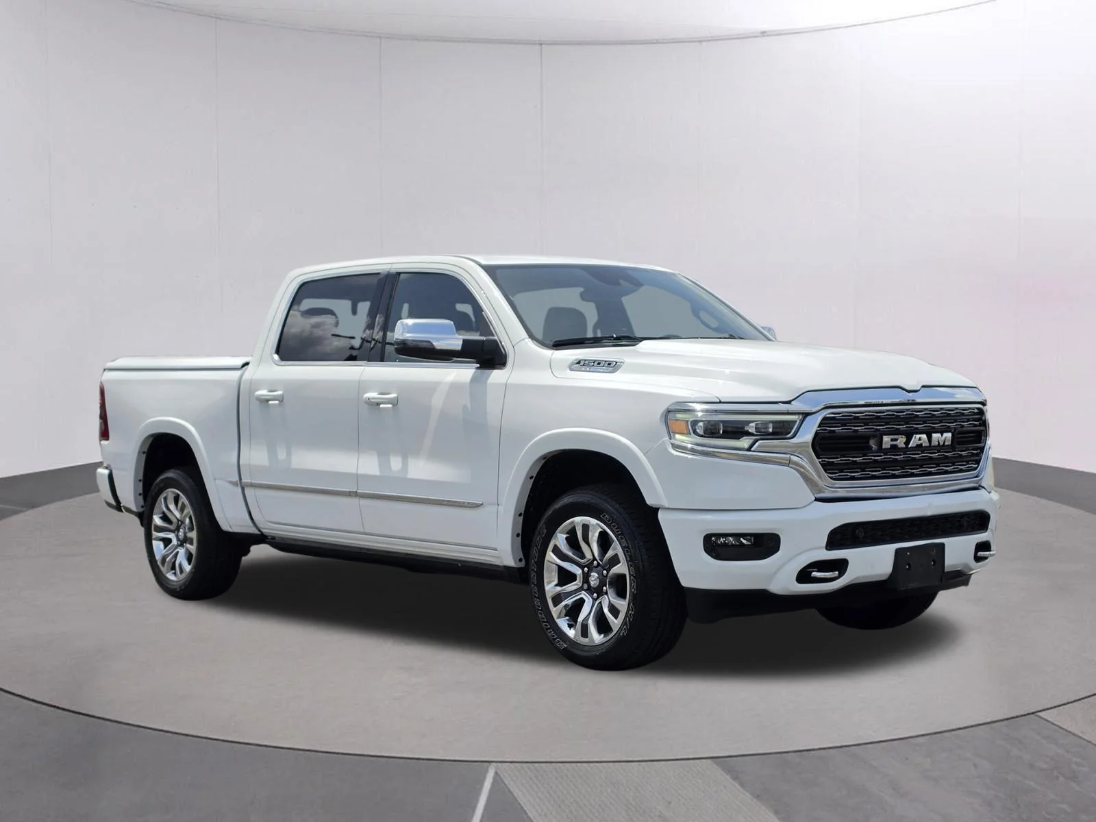 Used 2023 Bright White Clearcoat Ram Limited image 4
