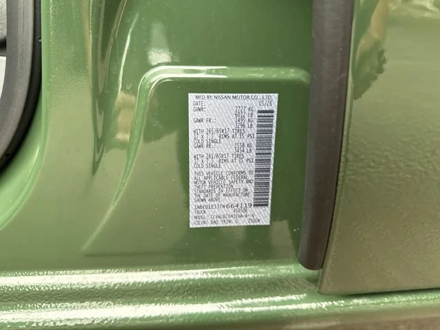 New 2026 Tactical Green Metallic Nissan SV image 20