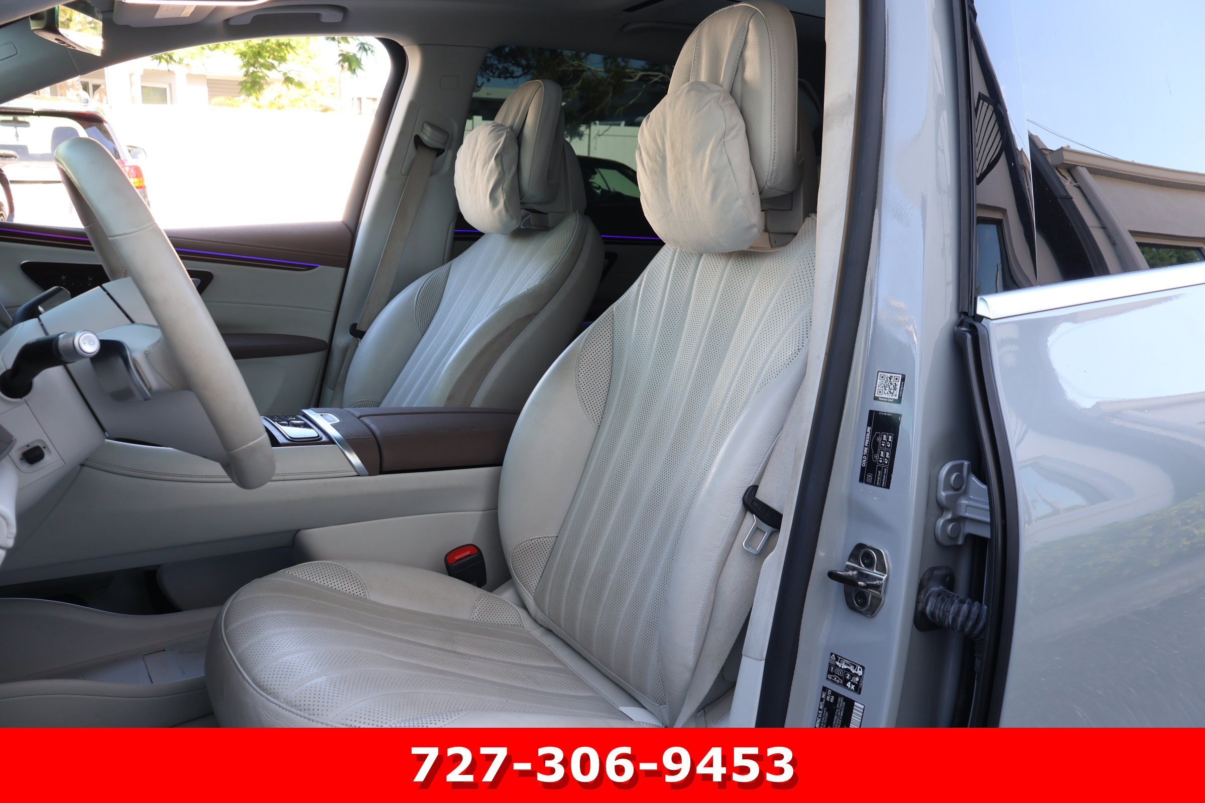 Certified 2023 Mercedes-Benz EQS SUV Base with VIN 4JGDM4EB5PA026147 for sale in Clearwater, FL