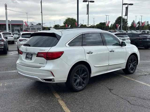 Certified Used 2019 White Diamond Pearl Acura 3.5L Advance Package image 9