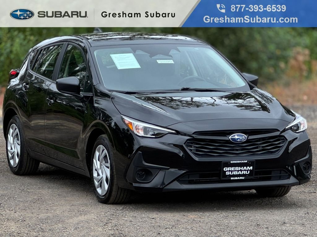 Used 2025 Crystal Black Silica Subaru Base image 1
