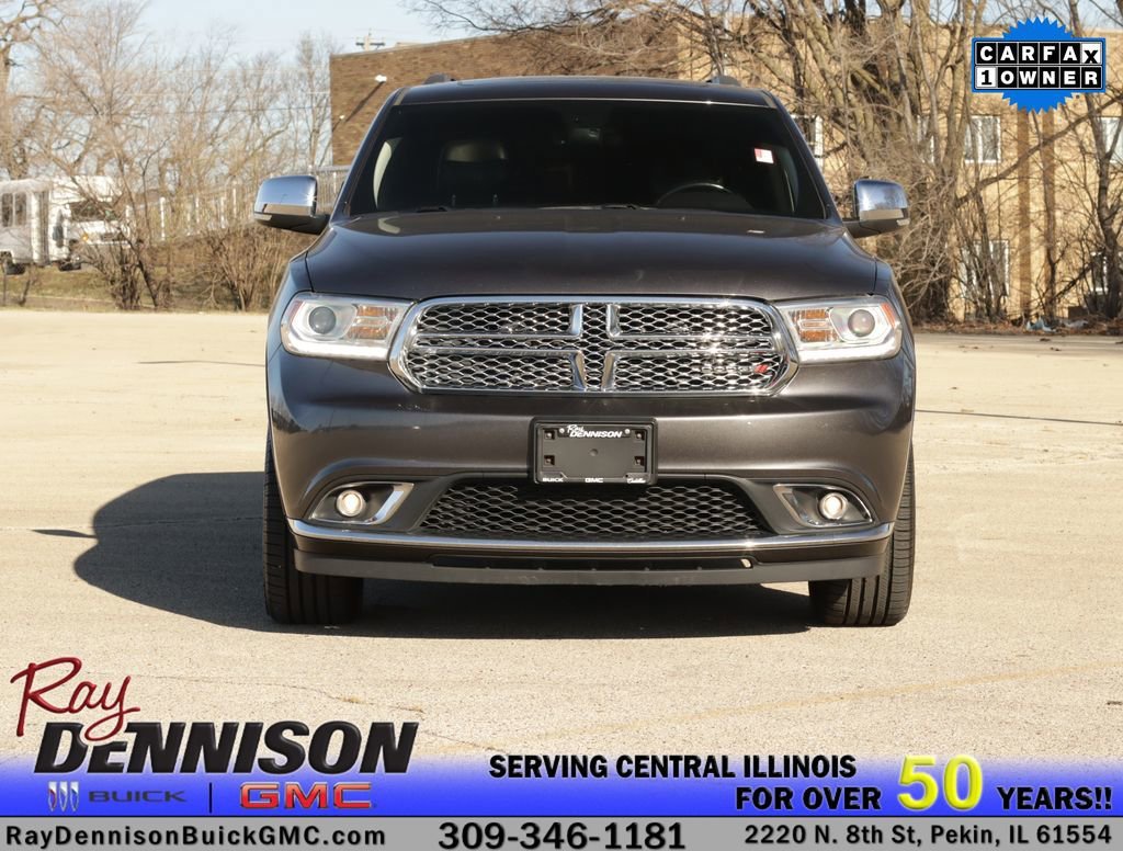 Used 2017 Dodge Durango Citadel with VIN 1C4RDJEG1HC681593 for sale in Pekin, IL