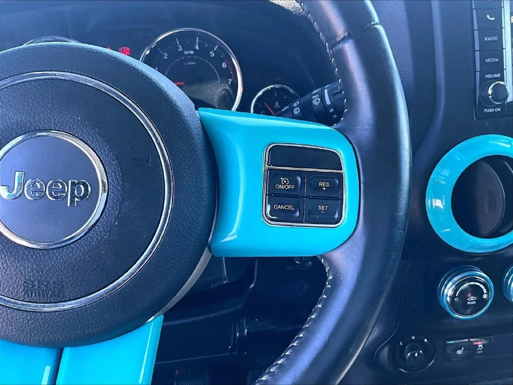 Used 2017 Blue Jeep Unlimited Sahara image 20