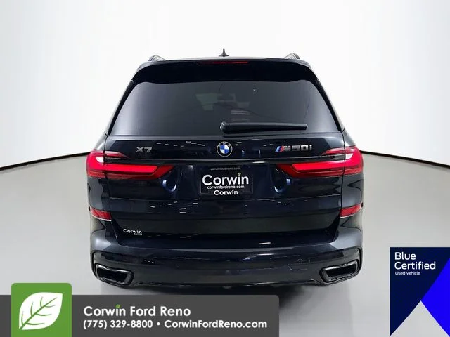 Certified Used 2020 Black Sapphire Metallic BMW M50i image 9
