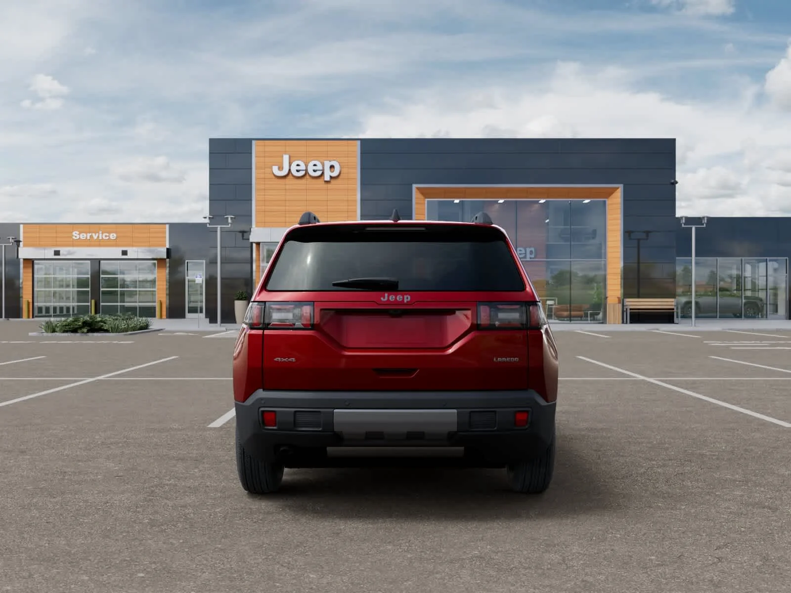 New 2026 Red Hot Pearlcoat Jeep Laredo image 7