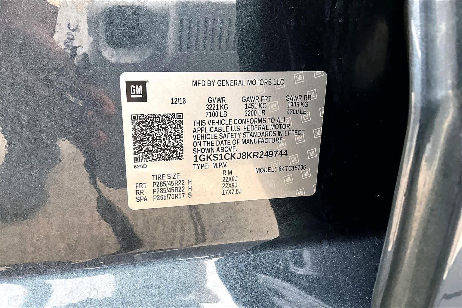 Used 2019 Dark Sky Metallic GMC Denali image 37