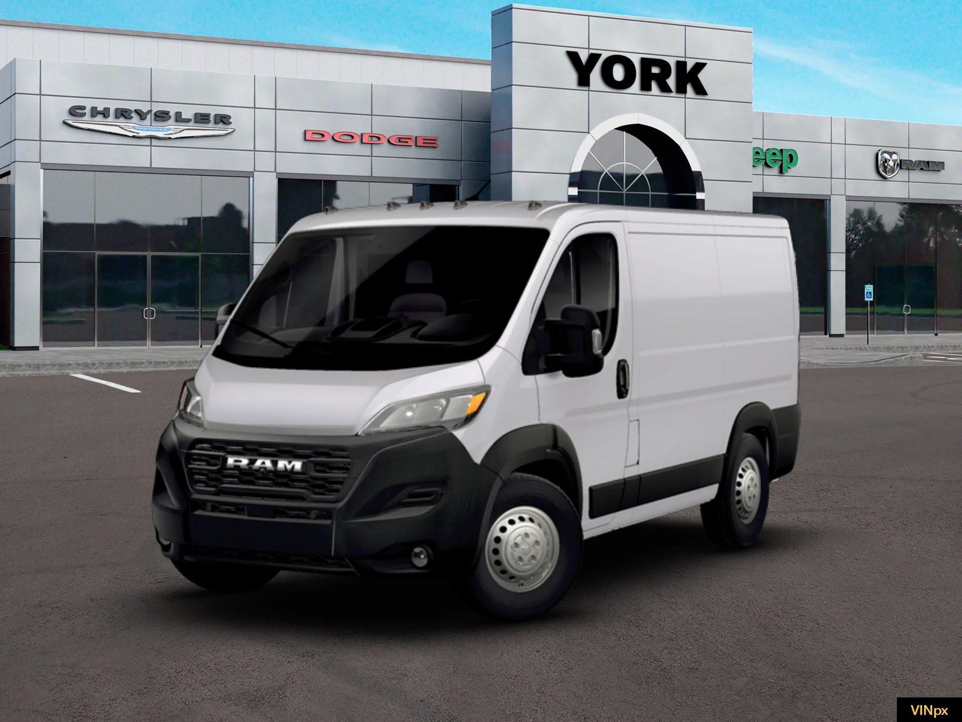 New 2026 Bright White Clear-Coat Exterior Paint RAM Tradesman image 13
