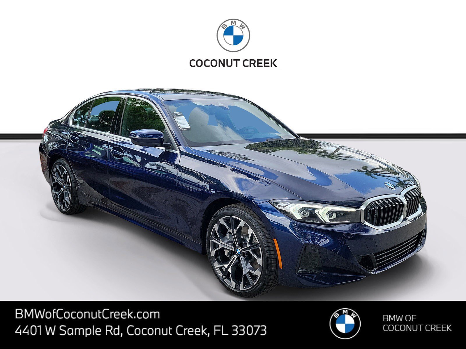 New 2026 Tanzanite Blue II Metallic BMW 330i NA image 1