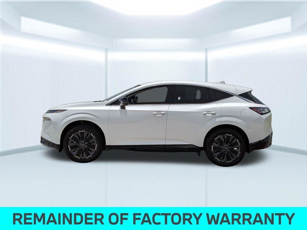 Certified Used 2025 White Nissan Platinum image 2