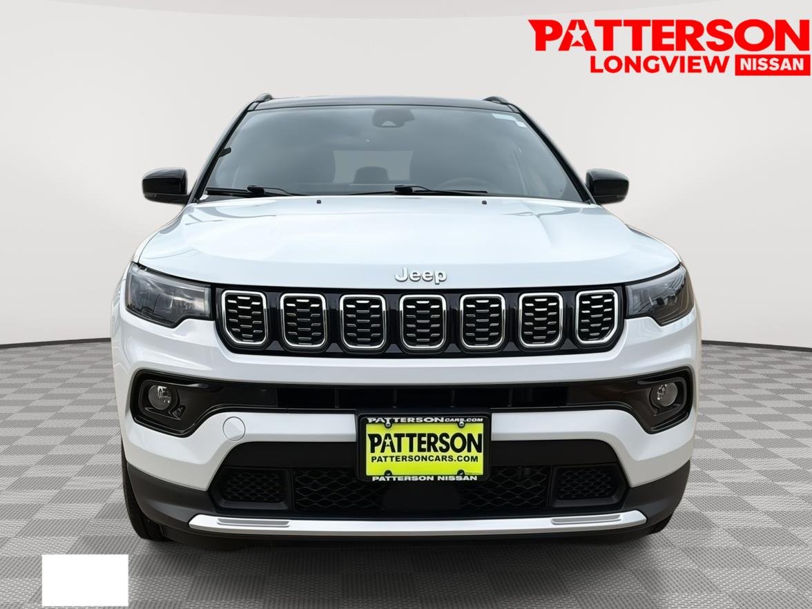 Used 2025 Bright White Clearcoat Jeep Limited image 2