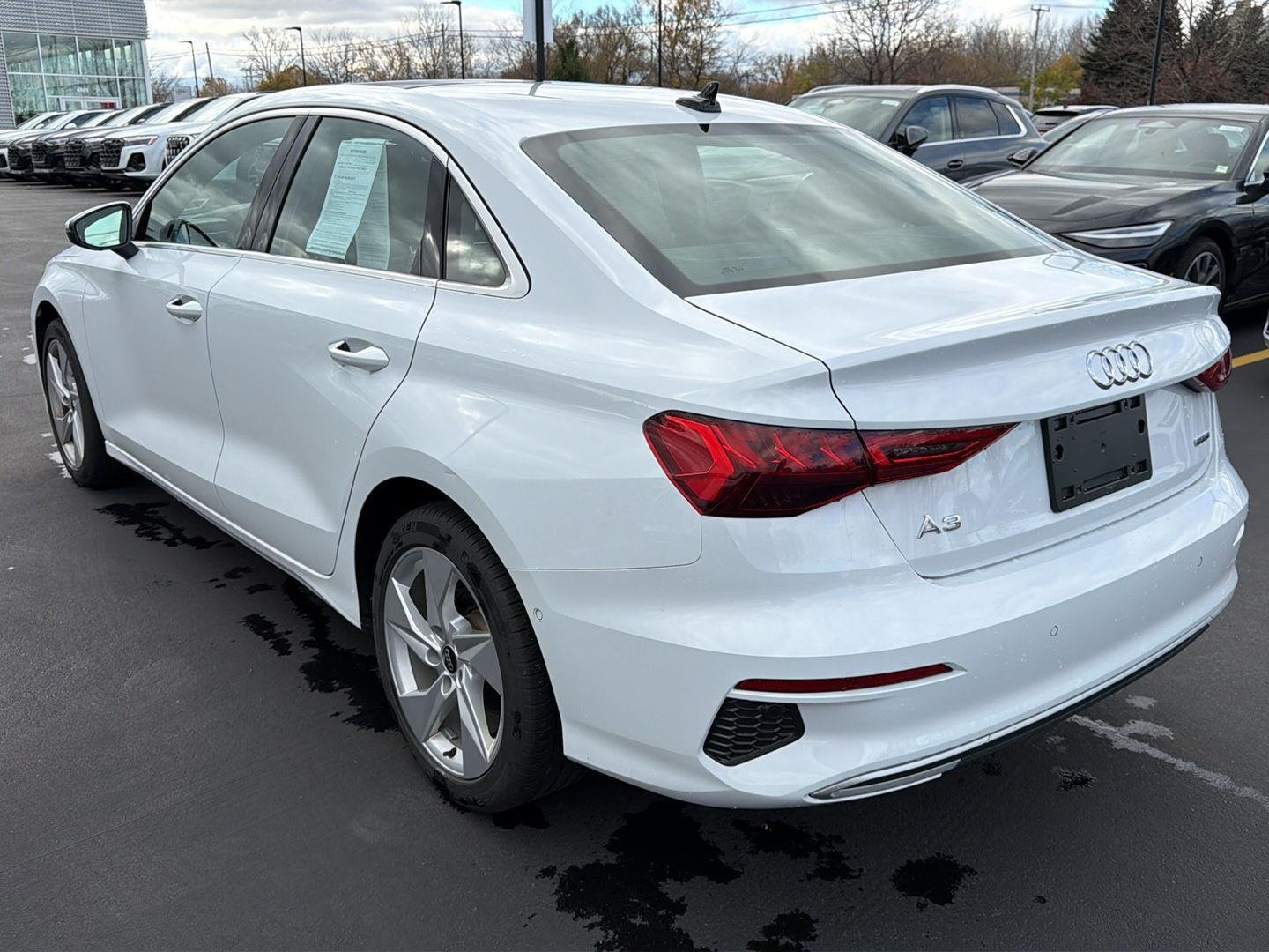 Used 2024 Glacier White Metallic Audi Premium Plus image 3