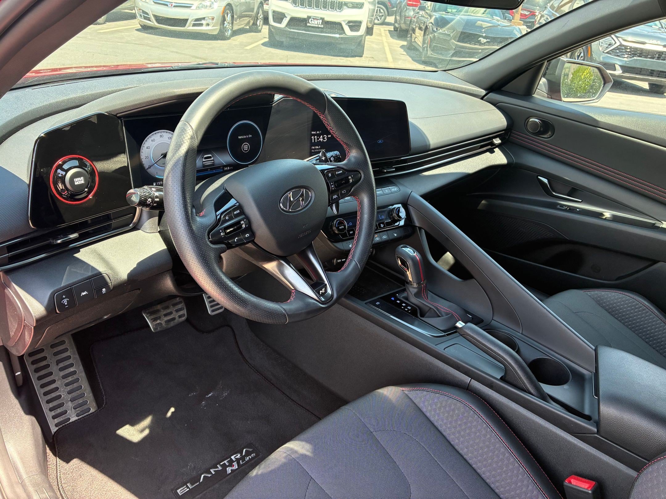 Used 2023 Scarlet Red Pearl Hyundai N Line image 15