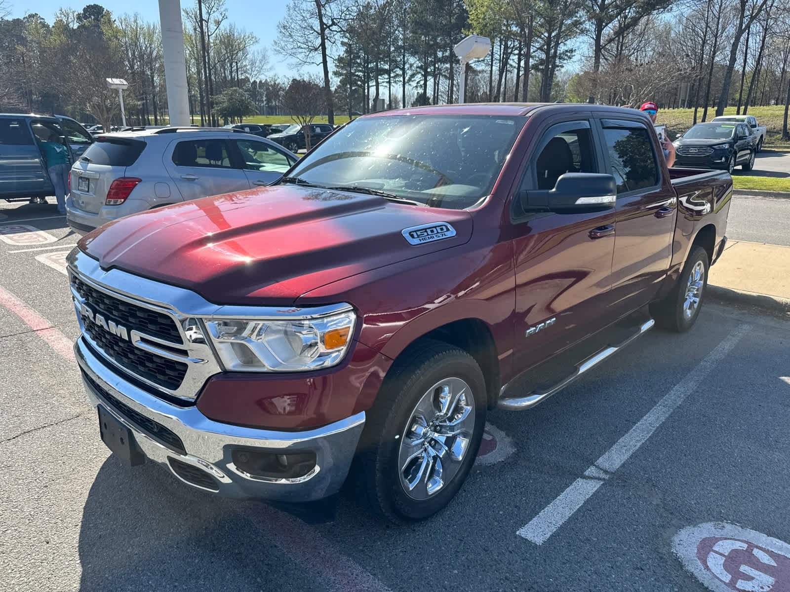 Used 2022 RAM Ram 1500 Pickup Big Horn/Lone Star with VIN 1C6RREFT3NN389424 for sale in Little Rock