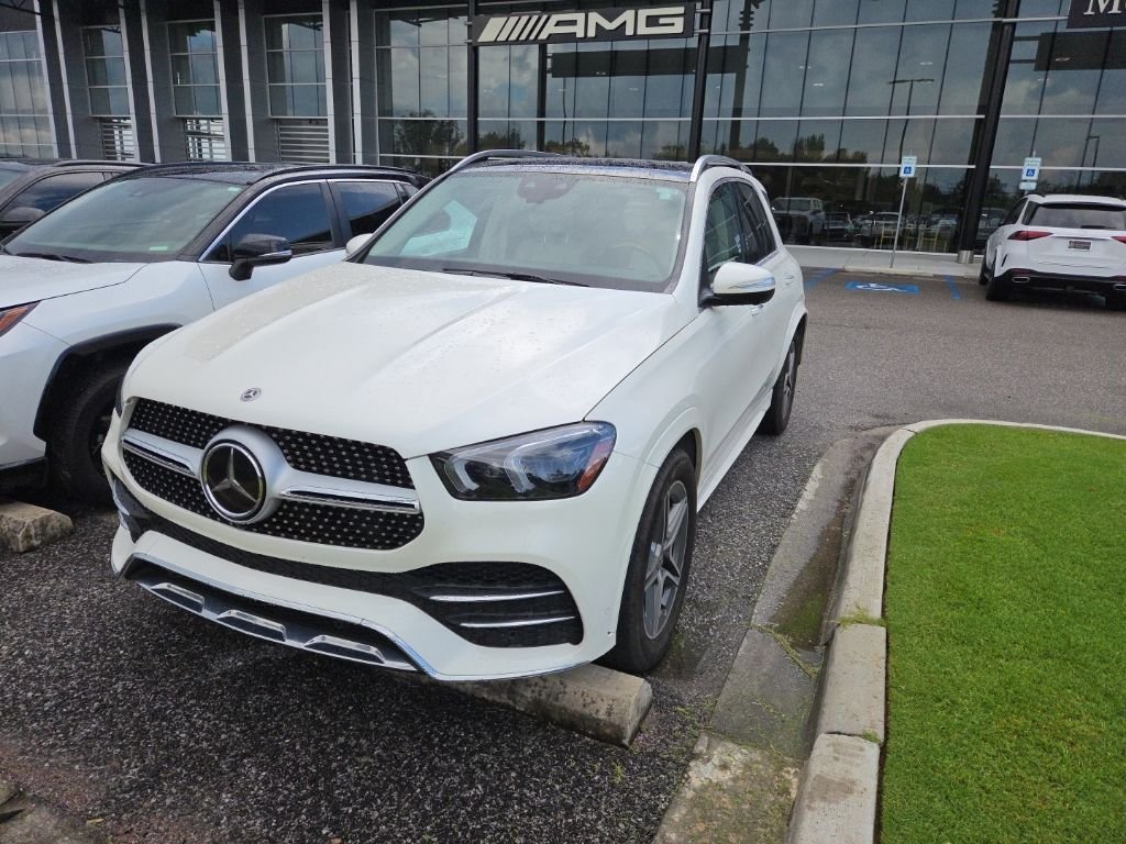 Certified Used 2021 designo Diamond White Metallic Mercedes-Benz GLE 450 image 3