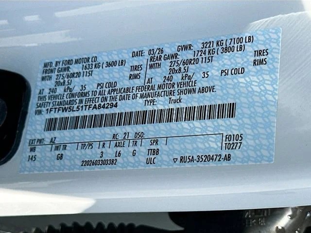 New 2026 White Ford Lariat image 21