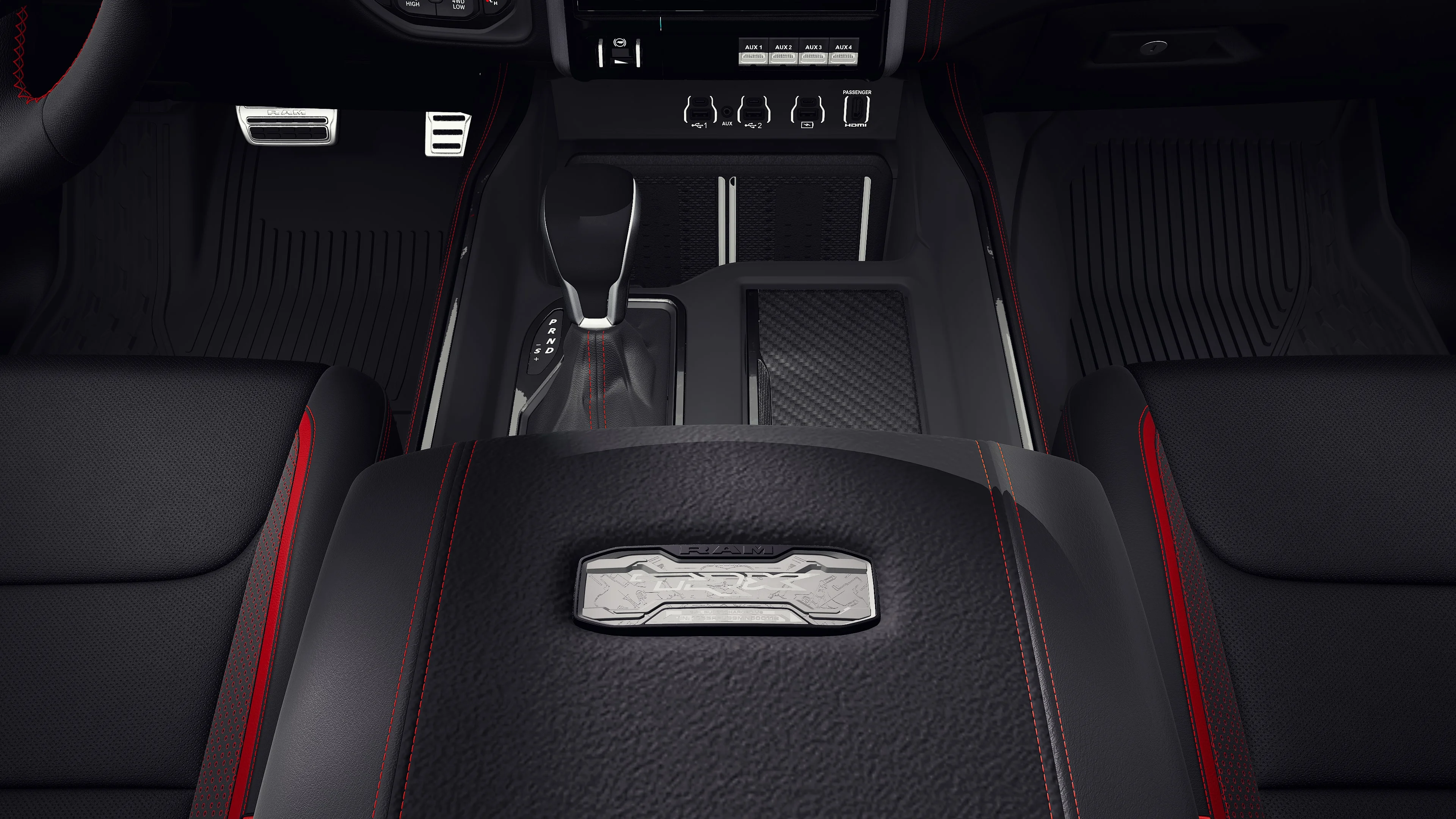 New 2027 Diamond Black Crystal Pearl-Coat Exterior Paint RAM TRX image 4