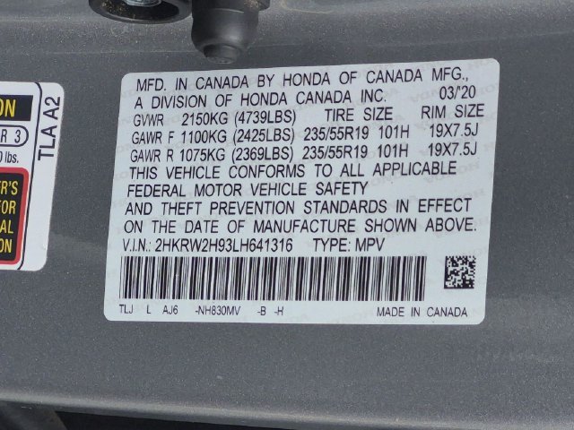 Used 2020 Gray Honda Touring image 39