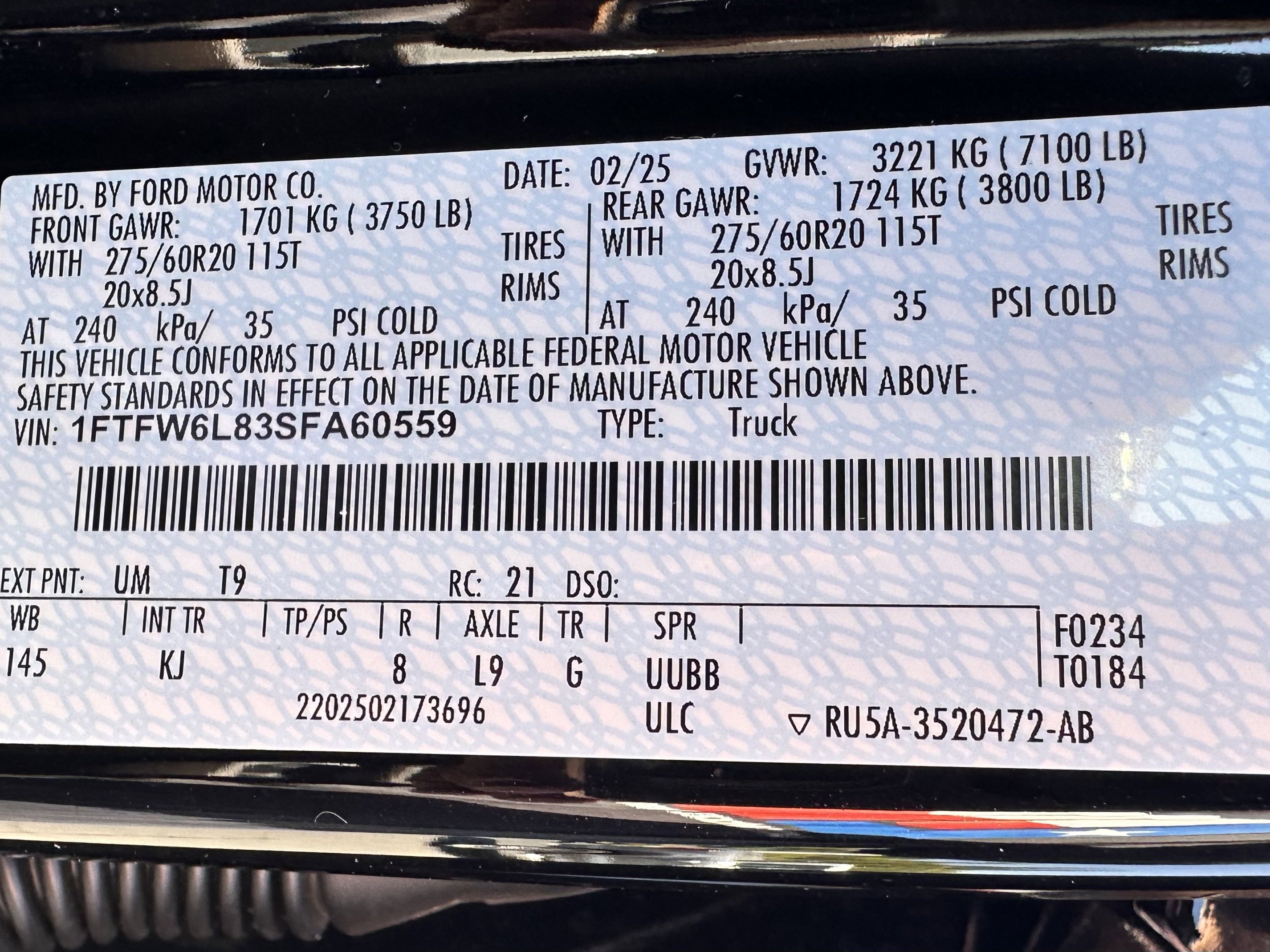 Certified Used 2025 Agate Black Metallic Ford King Ranch image 34