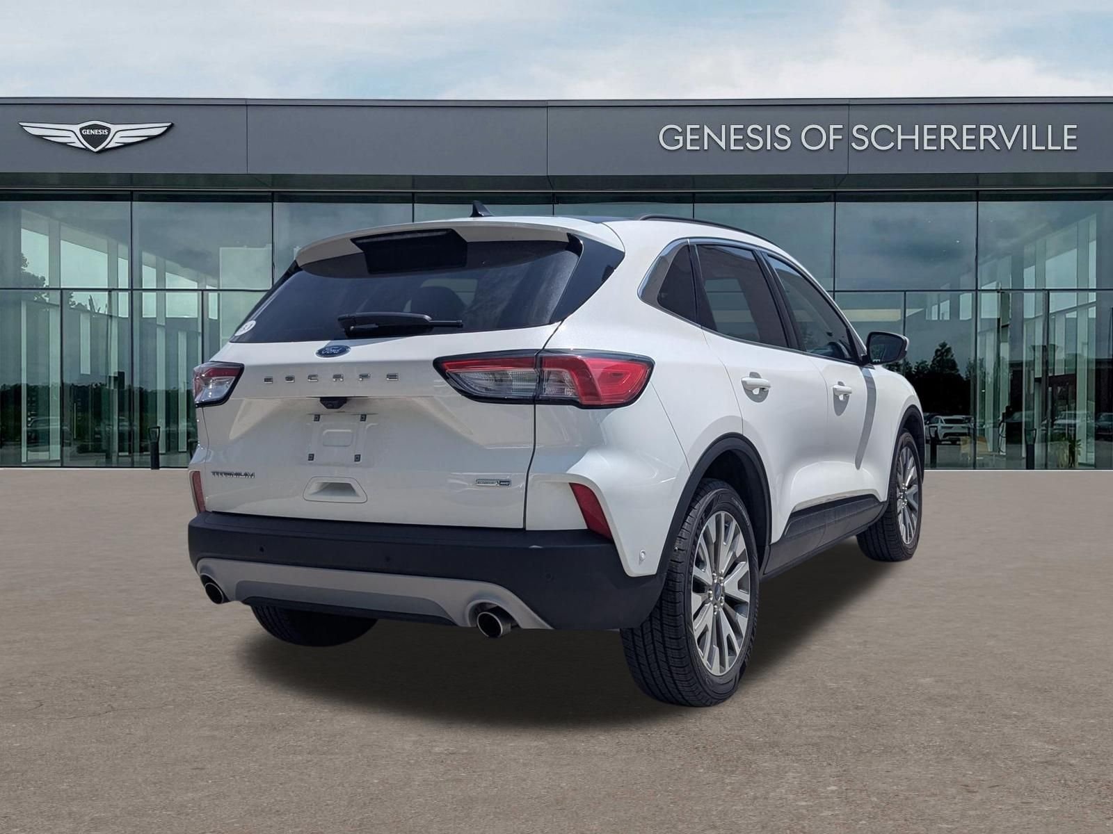 Used 2021 White Ford Titanium image 8