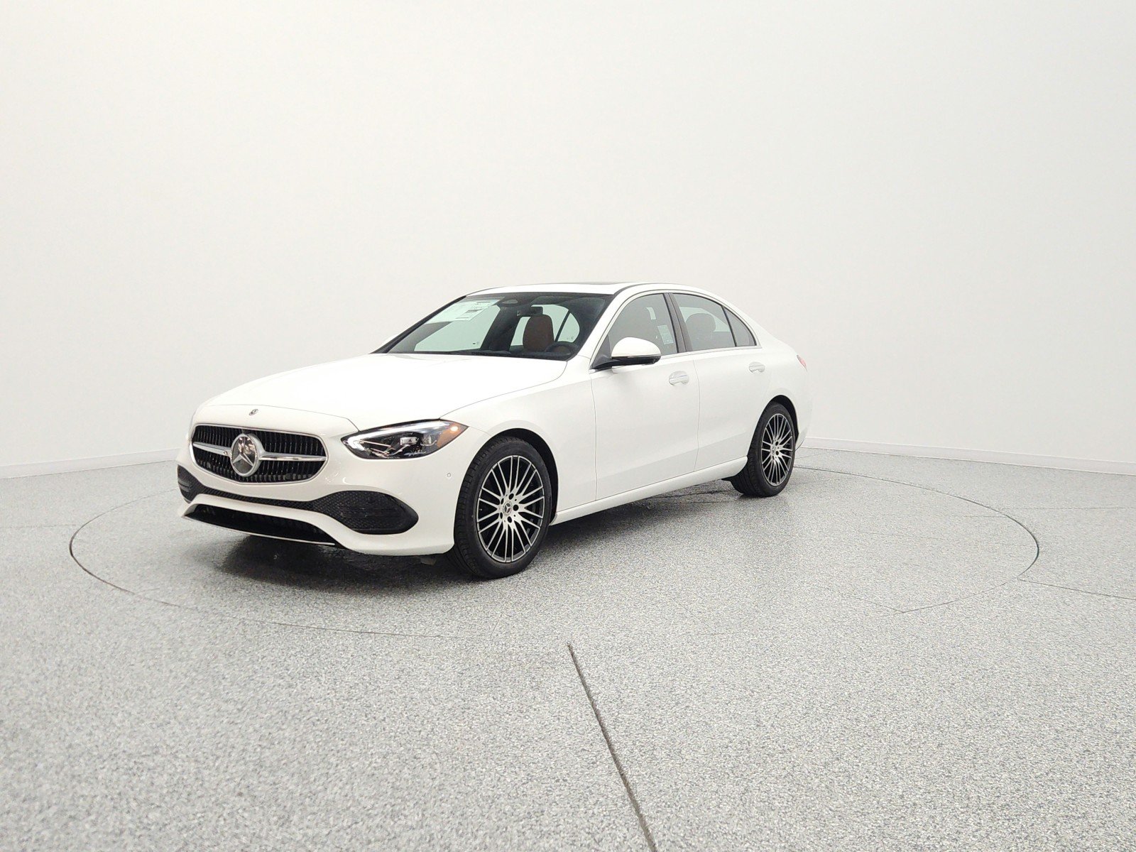 New 2026 MANUFAKTUR Moonlight White Metallic Mercedes-Benz C 300 Sedan image 1