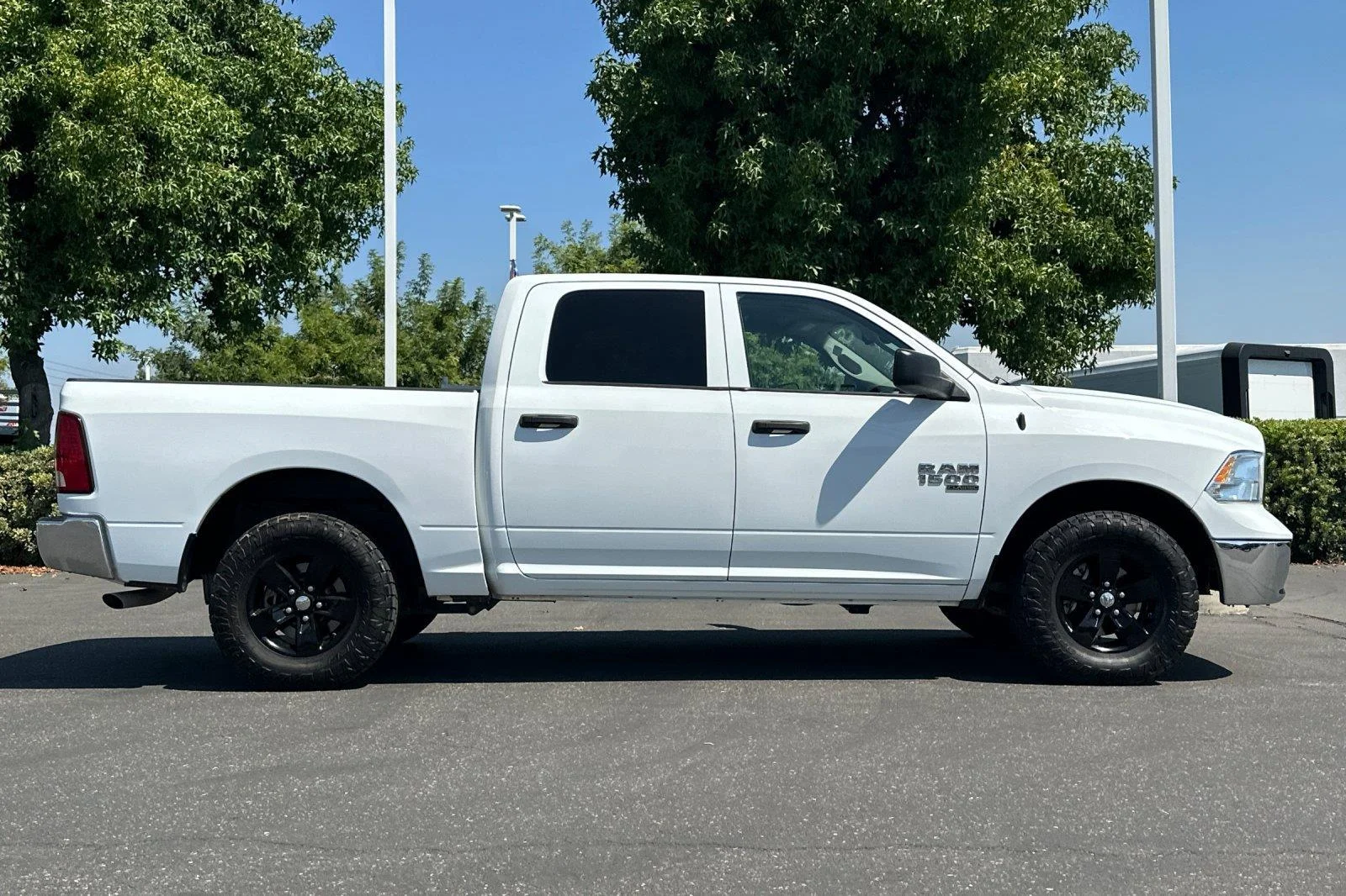 Used 2023 Bright White Clearcoat Ram SLT image 3