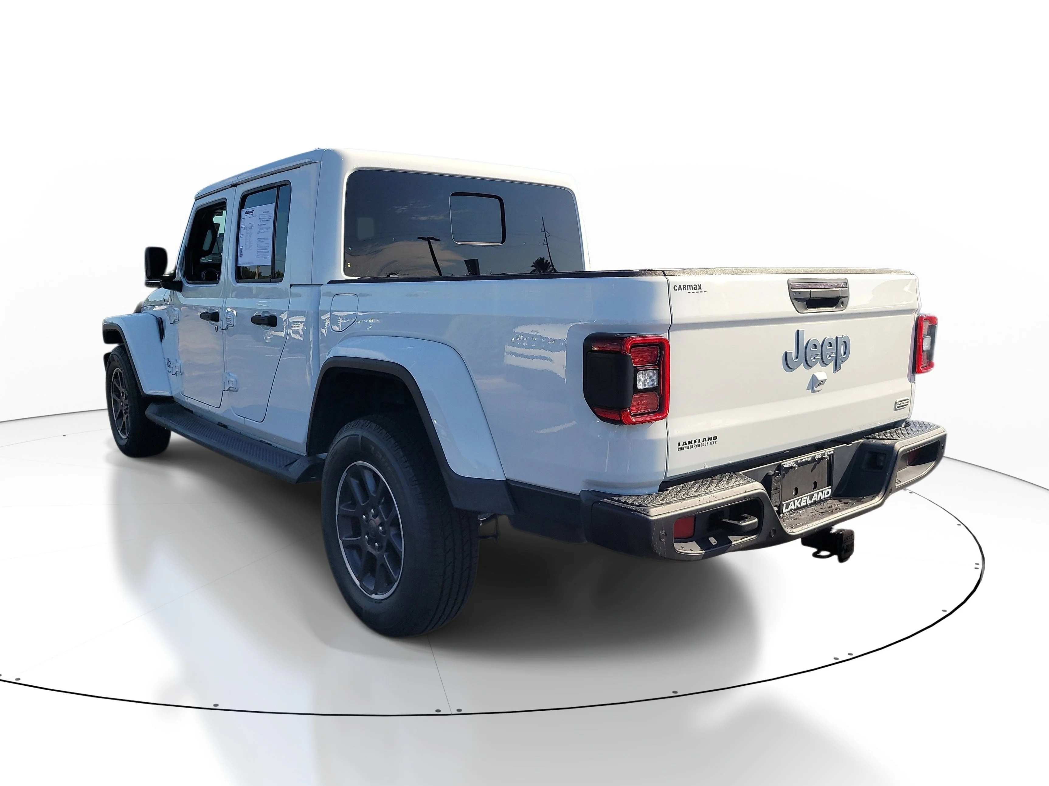 Used 2021 Bright White Clearcoat Jeep Overland image 6